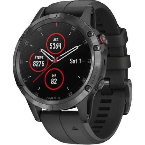Смарт-годинник Garmin Fenix 5 Plus Sapphire Black with Black Band (010-01988-01) Смарт-годинник Garmin Fenix 5 Plus Sapphire Black with Black Band (010-01988-01)