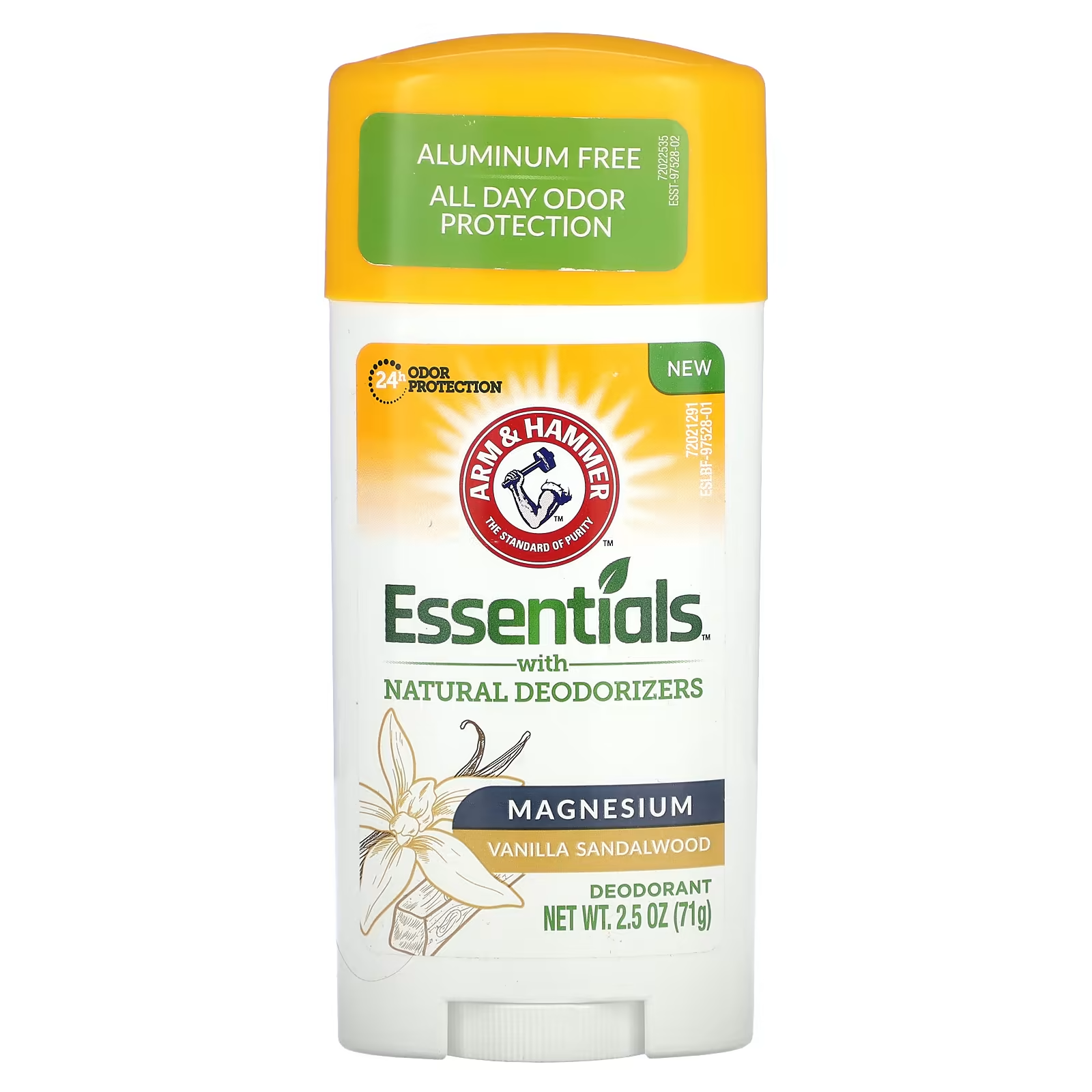 Дезодорант Arm & Hammer Essentials магний/ваниль/сандал 71 г 2,5 унции (ARH-97528)