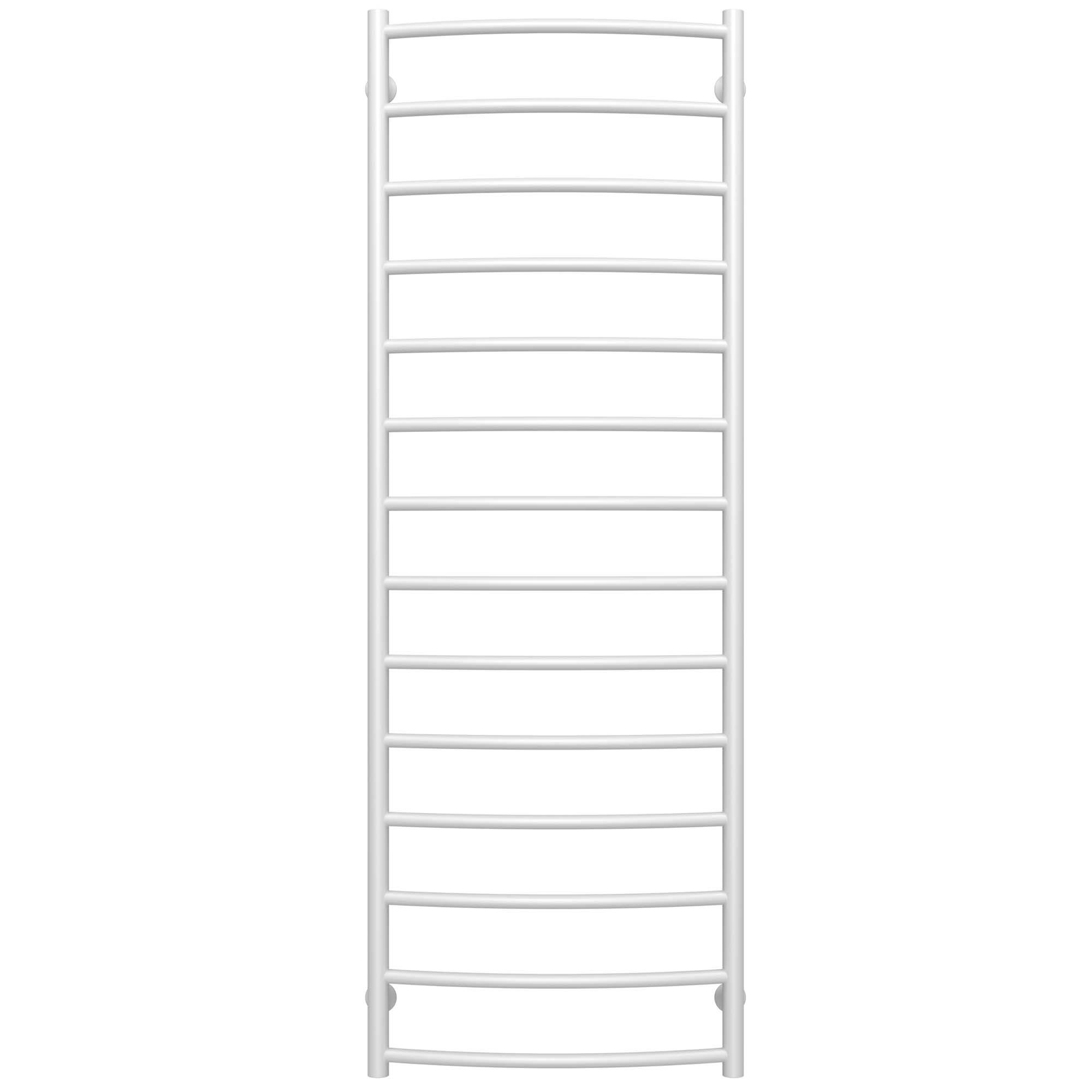 Полотенцесушитель водяной Deffi Классик П14 нижнее подключение нержавеющая сталь 500х1500 мм Белый (C.DK.150.50.14.W.A)