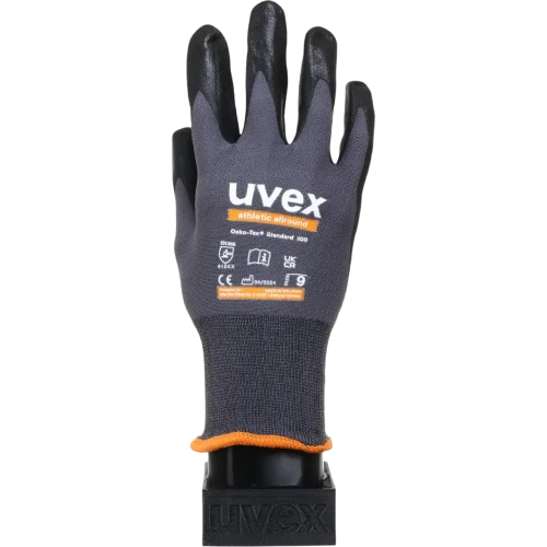 Рукавички універсальні Uvex Athletic Allround р. 10 покриття з піни NBR (29875864)