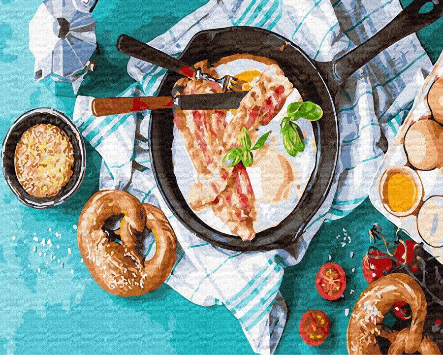 Картина по номерам Brushme GX31022 Вкусный завтрак 40х50 см (1378832369)