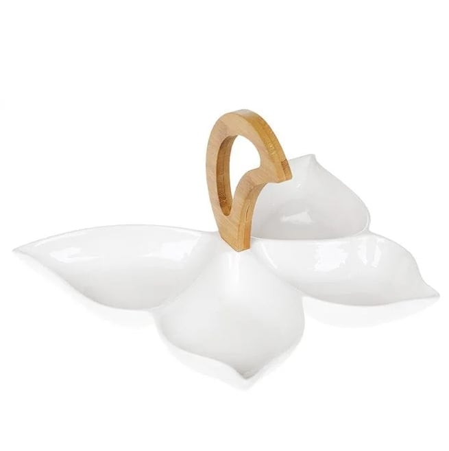 Менажница фарфоровая Flora Naturel Бабочка 28,5 см (32136)