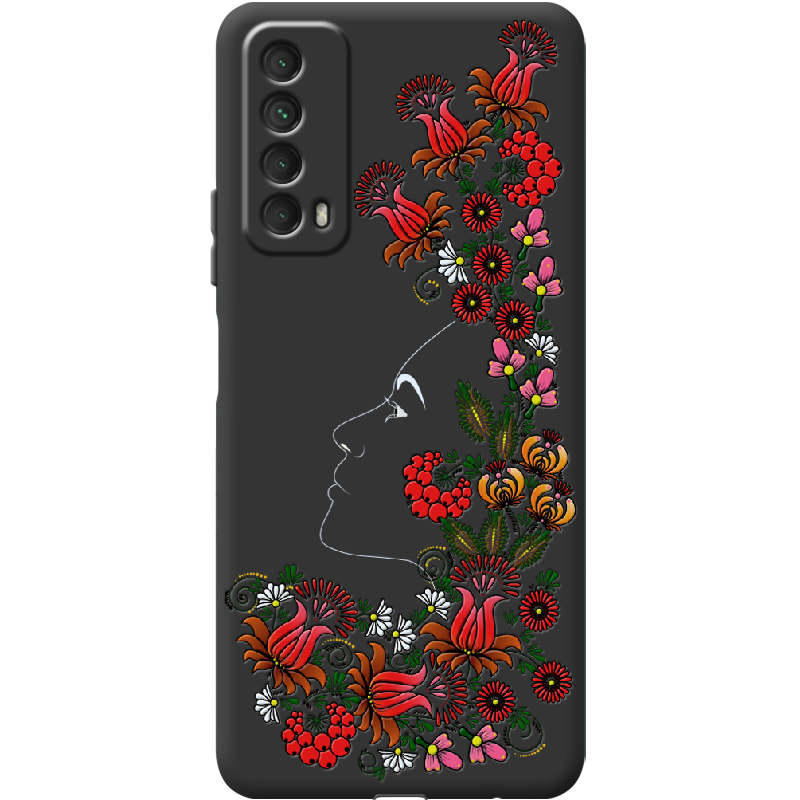 Чехол Boxface Huawei P Smart 2021 3D Ukrainian Muse Черный силикон (41133-bk64-41604)