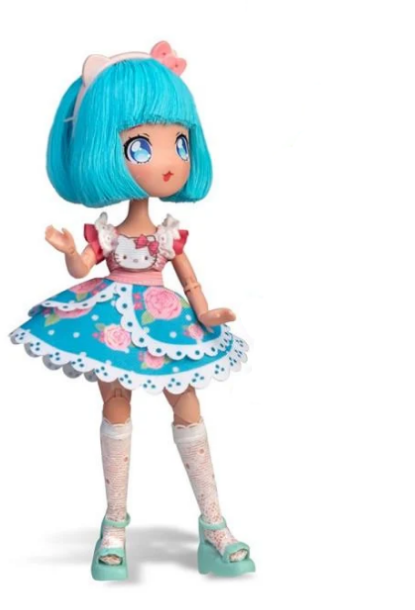 Кукла Hello Kitty 4SF Manga Dolls от 4 лет 20 см Бирюзовый (ID-188-L-26) Кукла Hello Kitty 4SF Manga Dolls от 4 лет 20 см Бирюзовый (ID-188-L-26)
