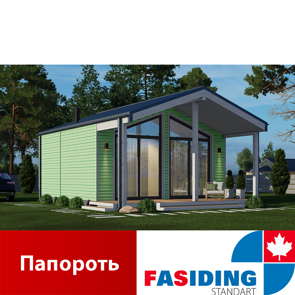 Фасадный виниловый сайдинг FASIDING Папоротник (343320568) - фото 3 Фасадный виниловый сайдинг FASIDING Папоротник (343320568) - фото 3