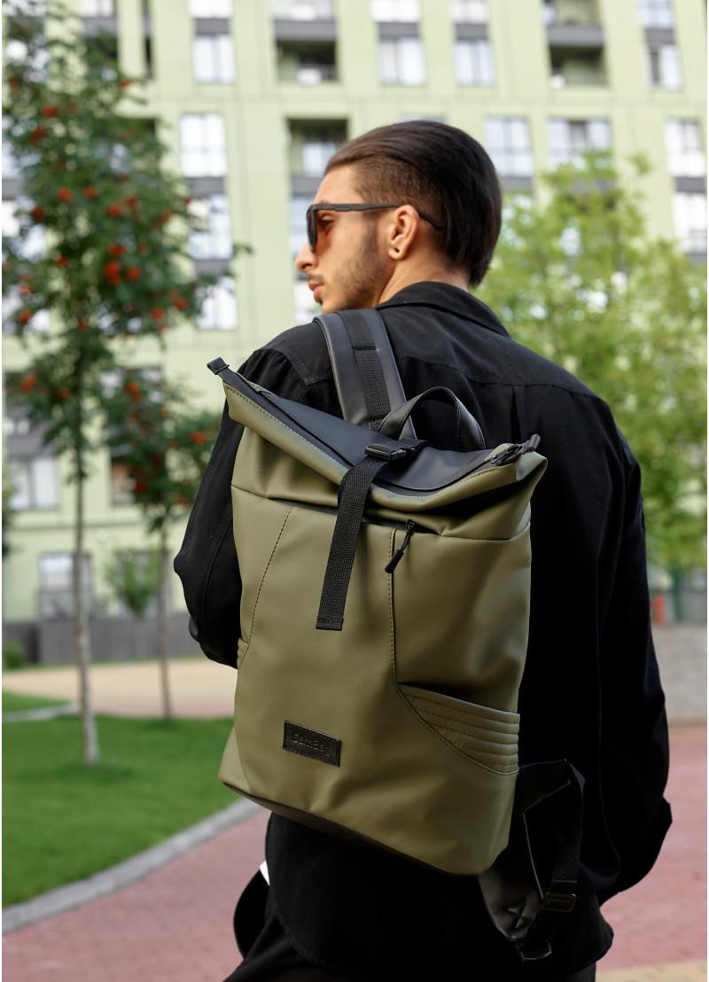 Рюкзак чоловічий Sambag RollTop X Хакі (24238710) - фото 1 Рюкзак чоловічий Sambag RollTop X Хакі (24238710) - фото 1
