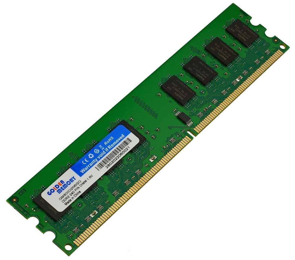 Оперативная память Golden Memory DDR2 2GB 800MHz (GM800D2N6/2G) Оперативная память Golden Memory DDR2 2GB 800MHz (GM800D2N6/2G)