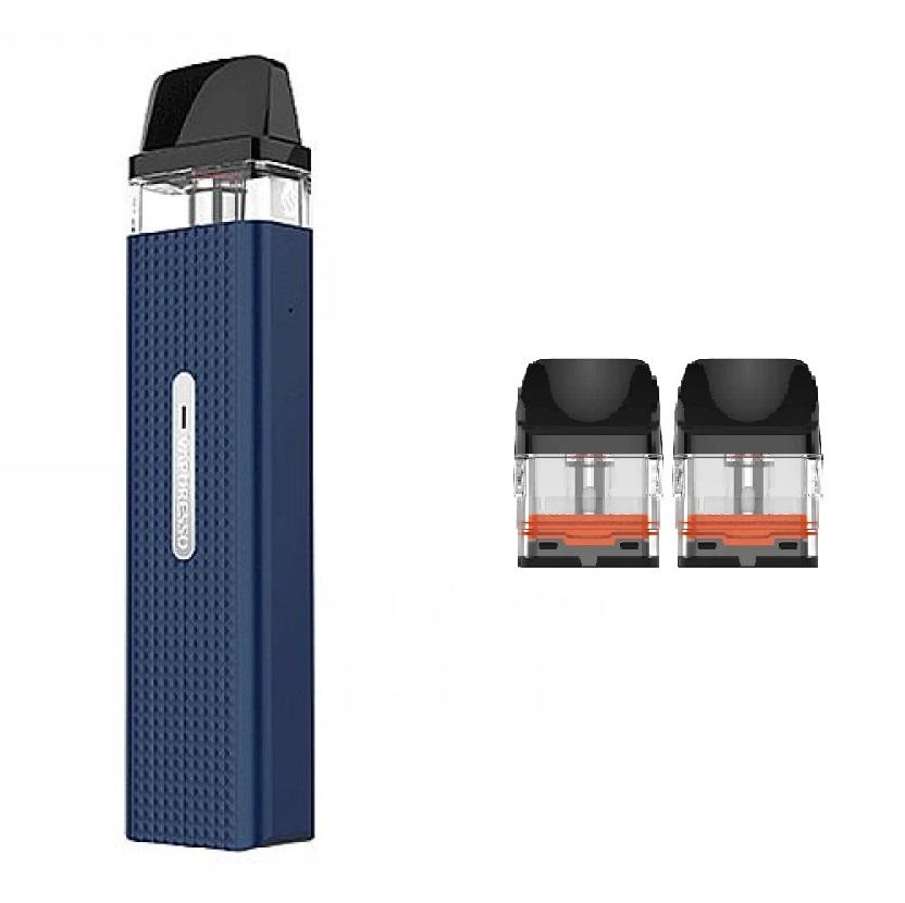 Електронна сигарета багаторазова Vaporesso XROS Mini Kit та 2 додаткових картриджа Midnight Blue (83492810) - фото 1