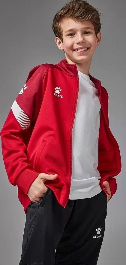 Олимпийка детская Kelme WARRIOR 140 см Красный (8061WT3002.9600) - фото 6