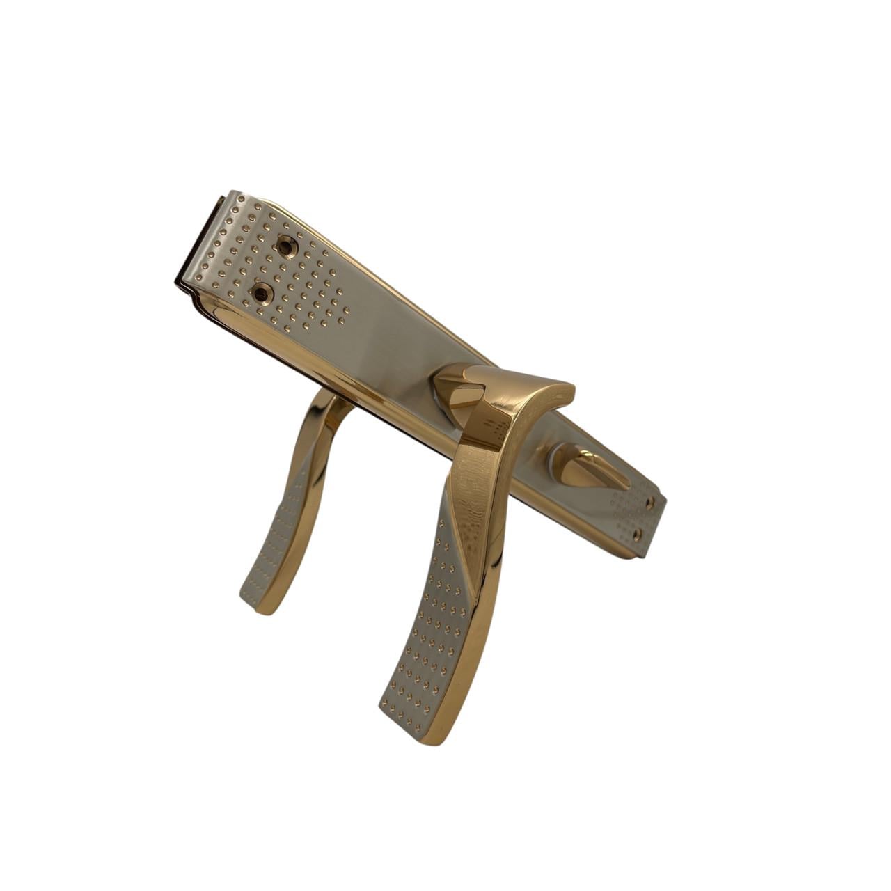 Ручки с защелкой Ozcanlar Anka Kol Alb/Saten WC 72 мм (330094)