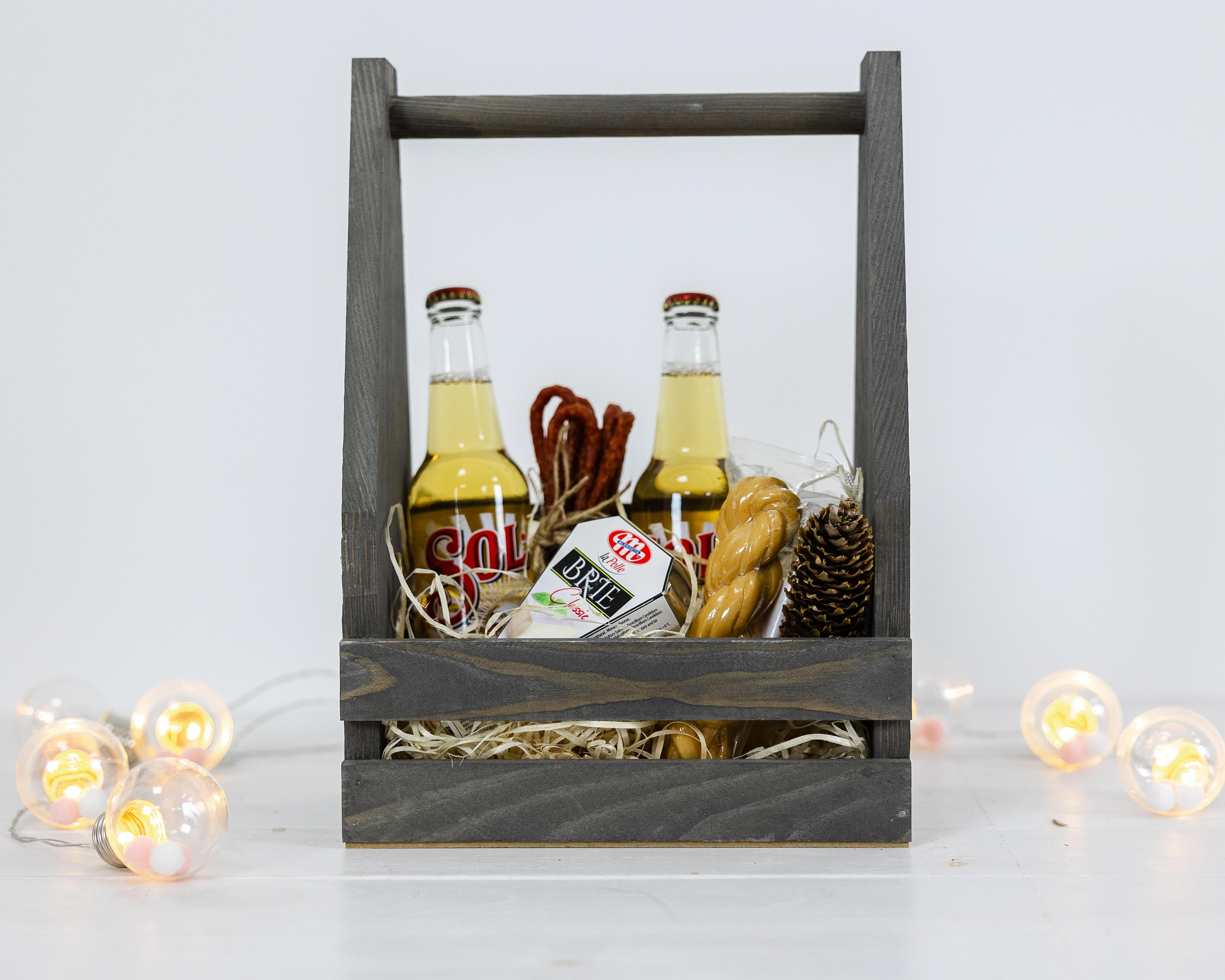 Ящик подарунковий дерев'яний Happy box Темно-сірий (0002133) - фото 8 Ящик подарунковий дерев'яний Happy box Темно-сірий (0002133) - фото 8