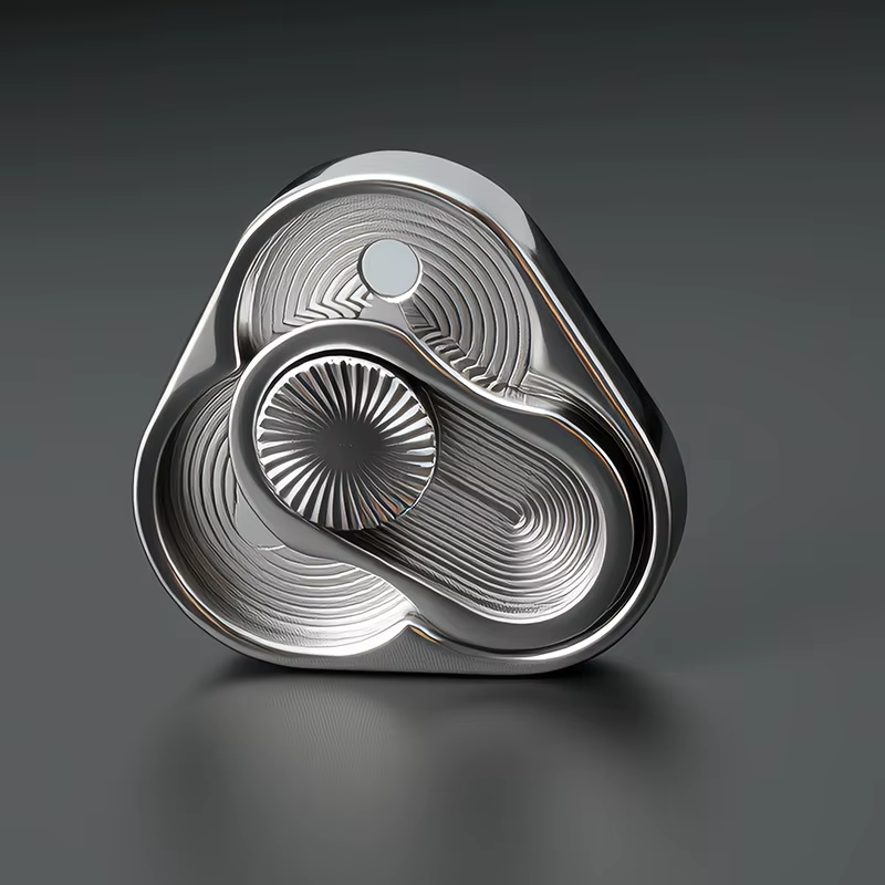 Спиннер Треугольник флип монета EDC Fidget Push (2913894046)