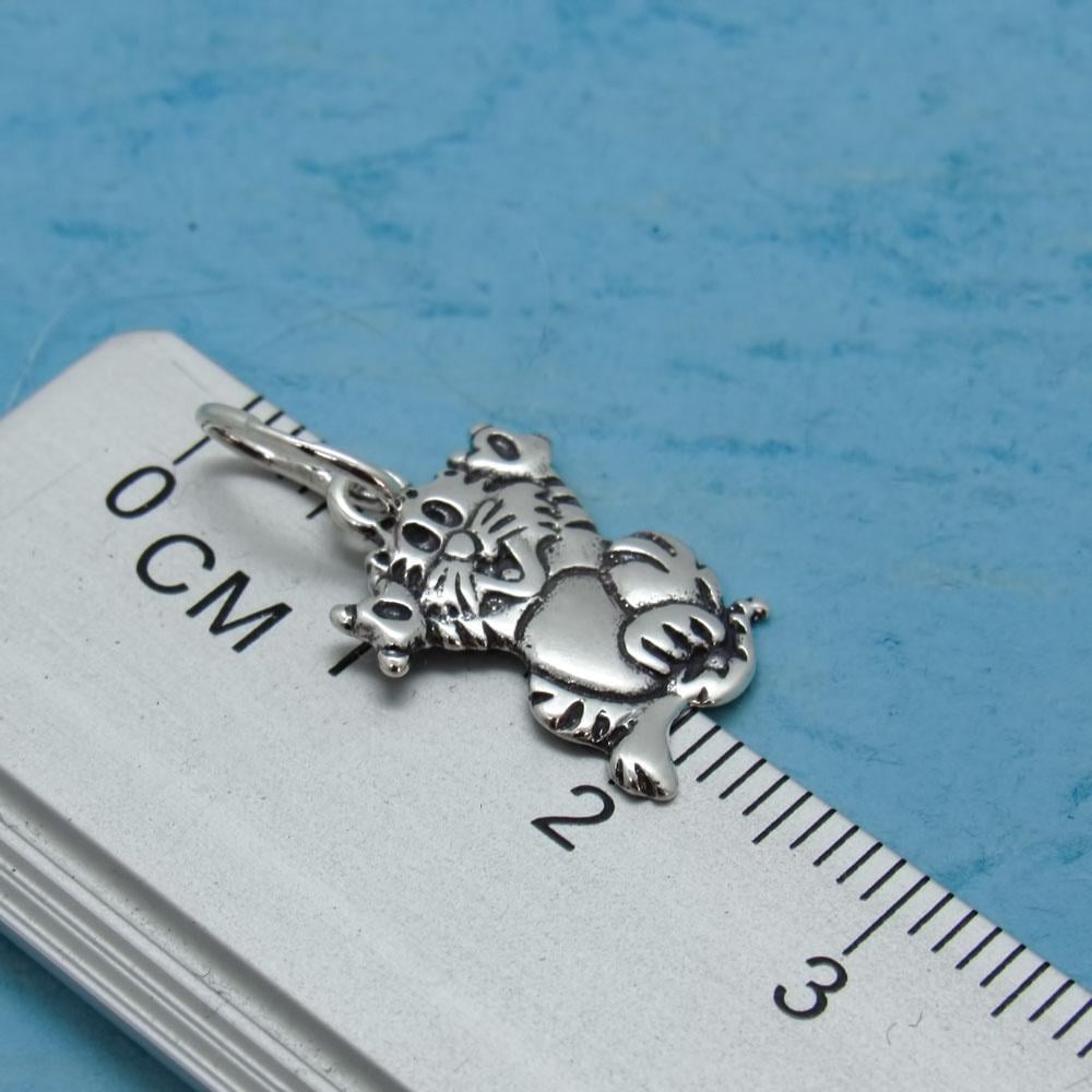 Срібний підвіс Кіт (1193617258) - фото 2