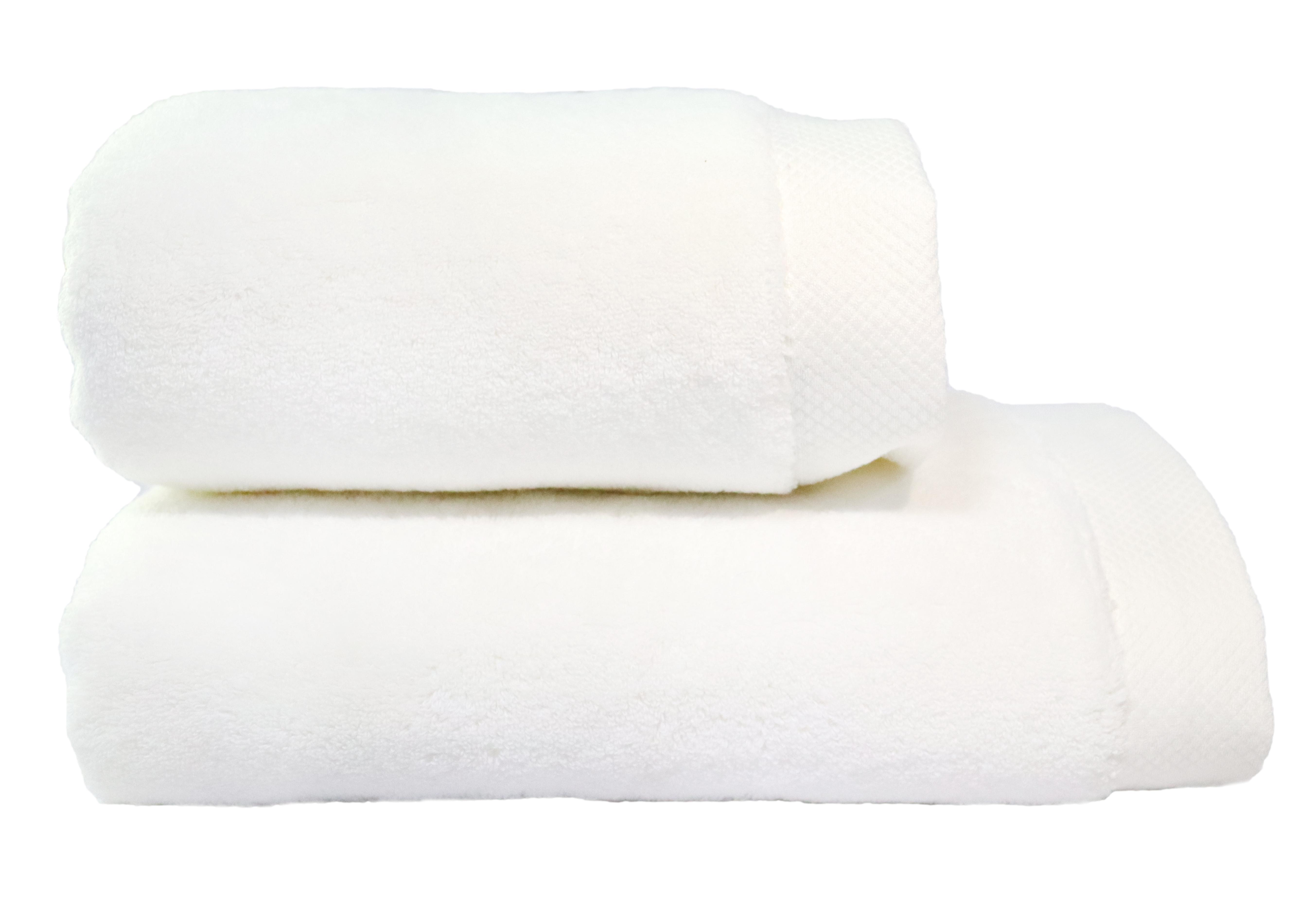 Рушник Lubow Microcotton 70х140 см 550 г/м2 Білий - фото 6