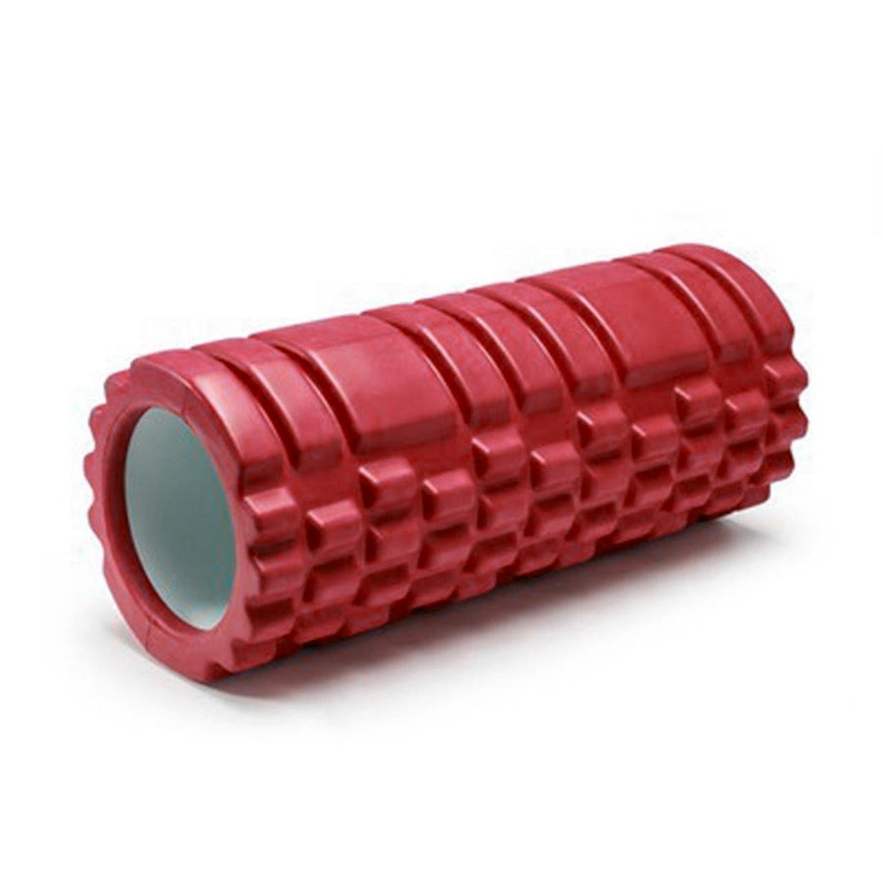 Ролик массажный Standard МФР 33 см Красный - фото 1