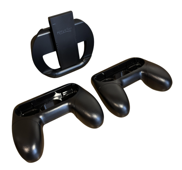 Набор аксессуаров держателей для Joy-Con HEYSTOP 3в1 для Nintendo Switch 2 руля и 2 гриппа для игр (SKU-513)