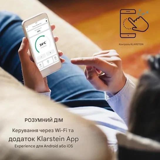 Радіатор масляний KLARSTEIN Thermaxx elevate smart до 54 м2 Чорний (10035277) - фото 6