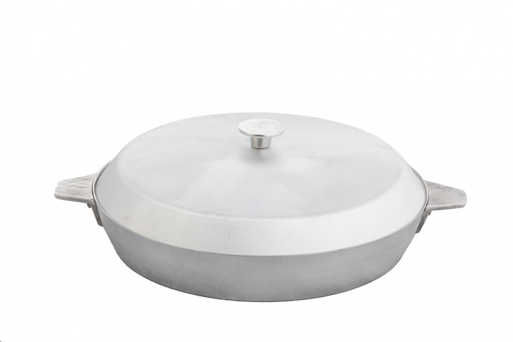 Сотейник алюмінієвий з кришкою 30 см (25385671)
