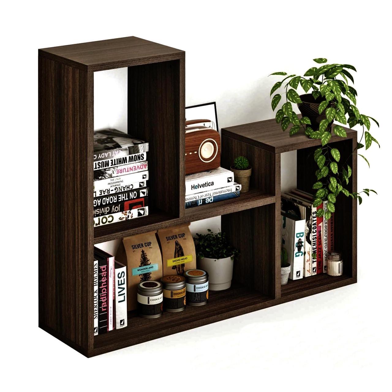 Полка-надстройка настольная из дерева Аурелис капучино (АКД-017809)