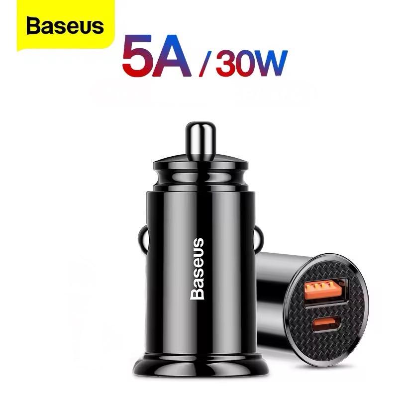 Зарядний пристрійв автомобільний BASEUS 30W Quick Charge 4.0 2USB Black (29597068) - фото 5