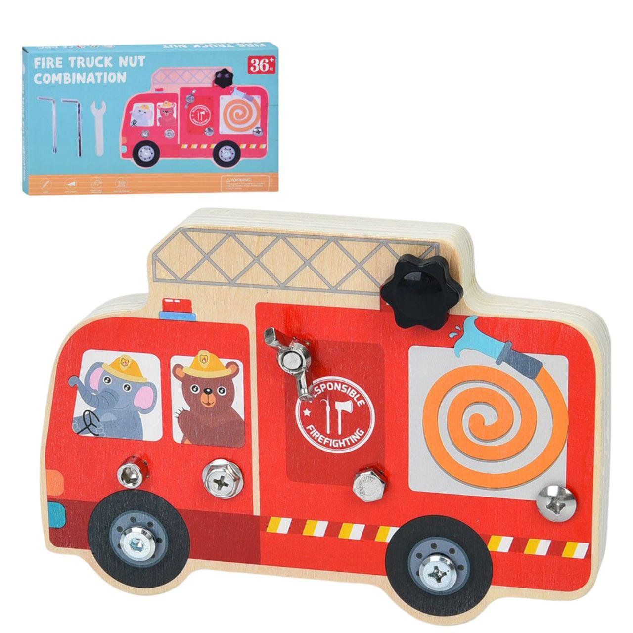 Бізіборд MD 1522 у вигляді автобуса з болтами та інструментами (26063349)