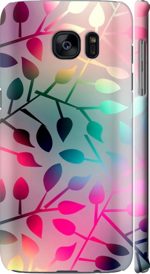 Чехол на Samsung Galaxy S7 Edge G935F Листья (2235m-257-42517)