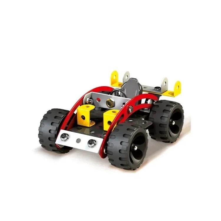 Конструктор MECHANIX Монстр Багги из металла 80 дет. Красно-желтый (150-98-SB01017)