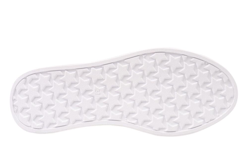 Кеди жіночі Kento зі шкіри на низькому ходу на шнурівці Рожевий (51-21DTC 36) - фото 6