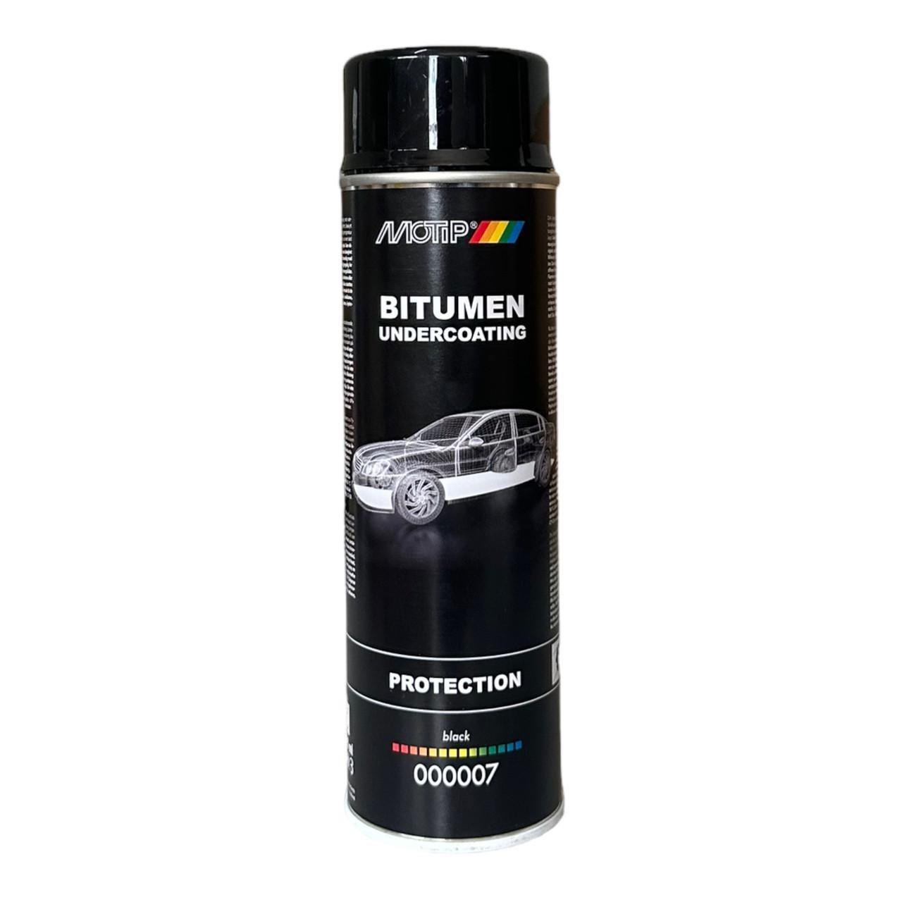 Мастика битумная в баллончике MOTIP BITUMEN UNDERCOATING 500 мл