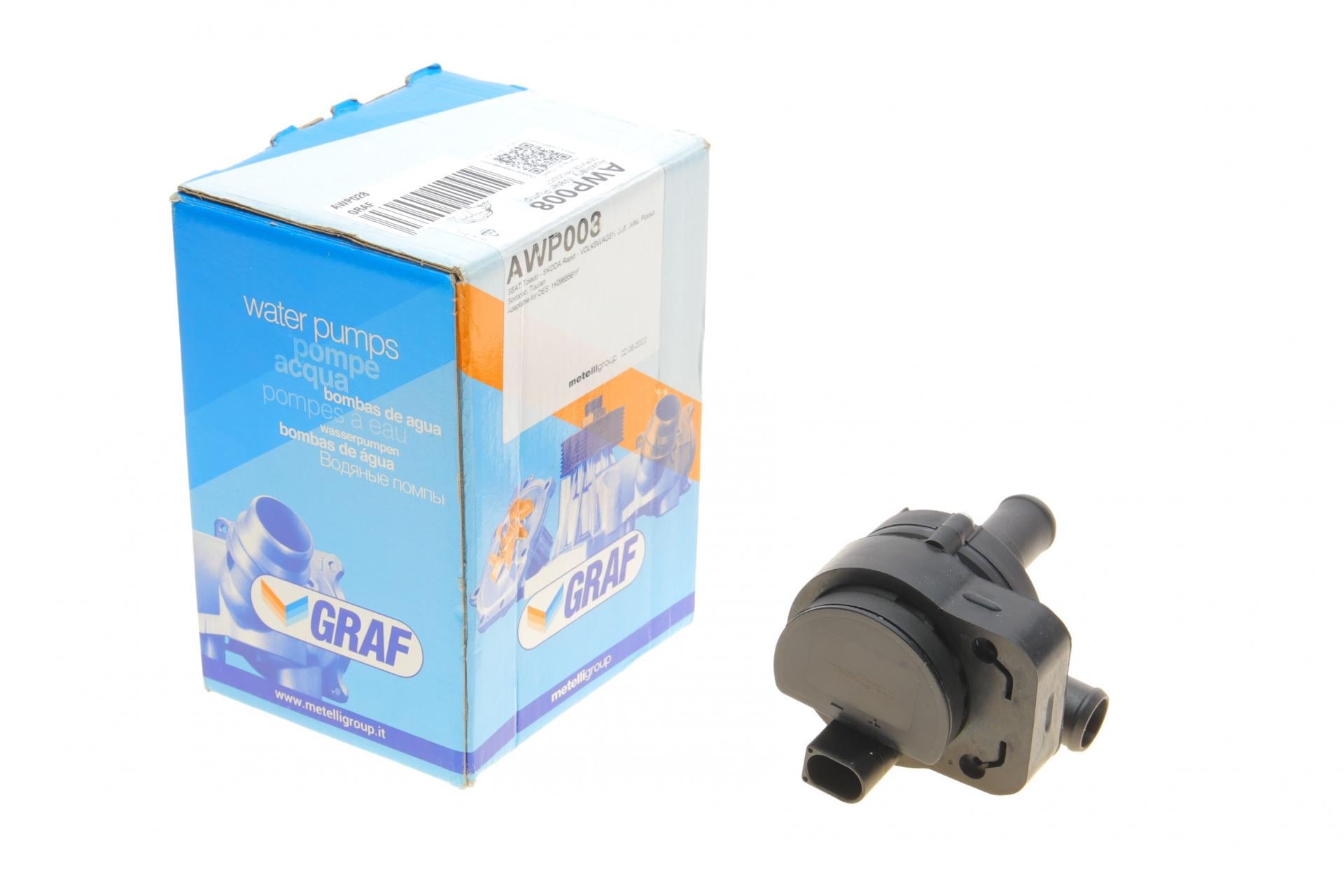 Насос системи охолодження додатковий Graf Mercedes С-class W204 180-220/350CDI 08-14 (AWP028)