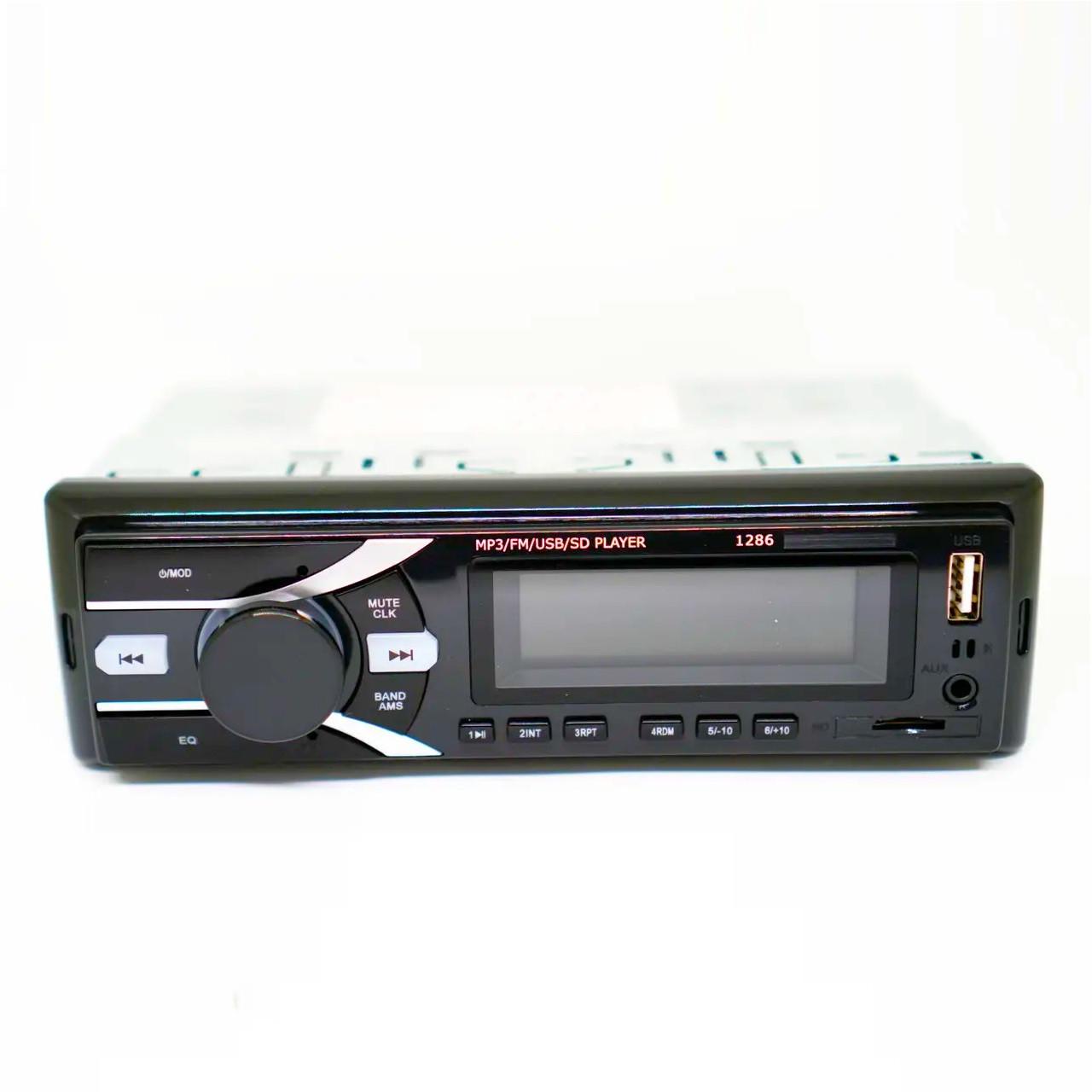 Автомагнітола Rias 1286 ISO 1din MP3/FM/USB/microSD с пультом ДУ 4х50W (3_05622) - фото 3