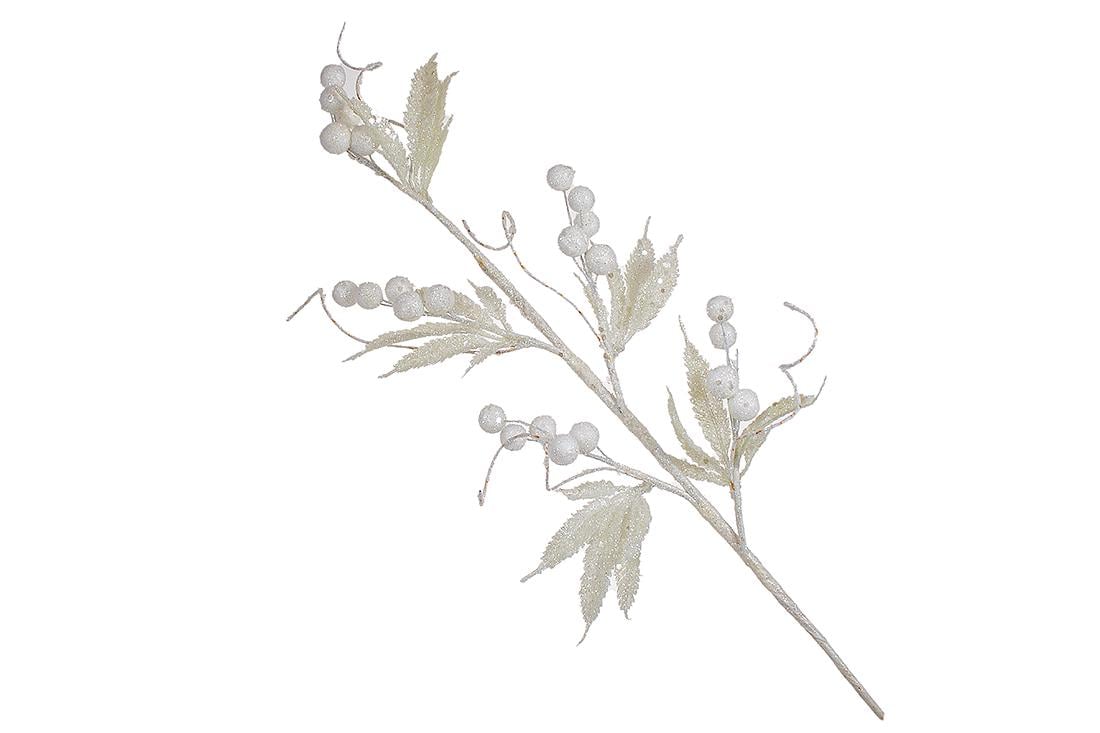 Декоративная ветка BonaDi с листьями и ягодами 55 см (839-721)