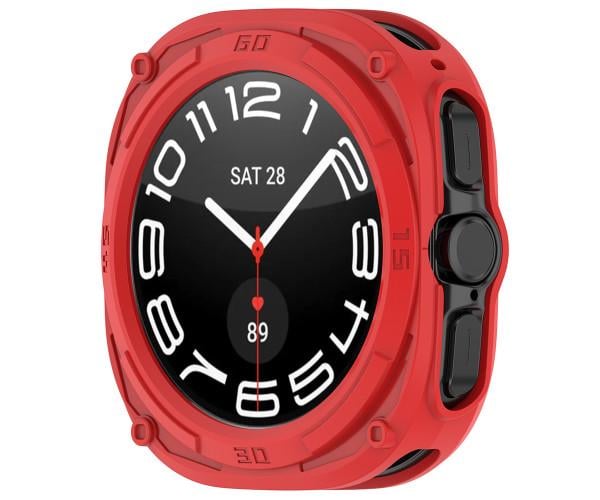 Чохол силіконовий для смарт-годинника Samsung Galaxy Watch Ultra 47 мм Червоний