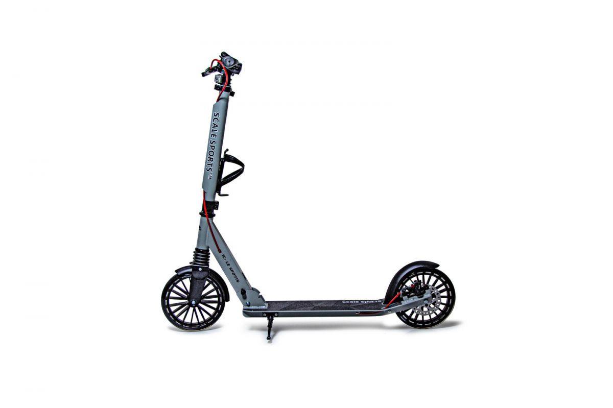 Самокат металевий Scale Sports SS-23 з дисковим гальмом і LED-ліхтарем (1574663948) - фото 2