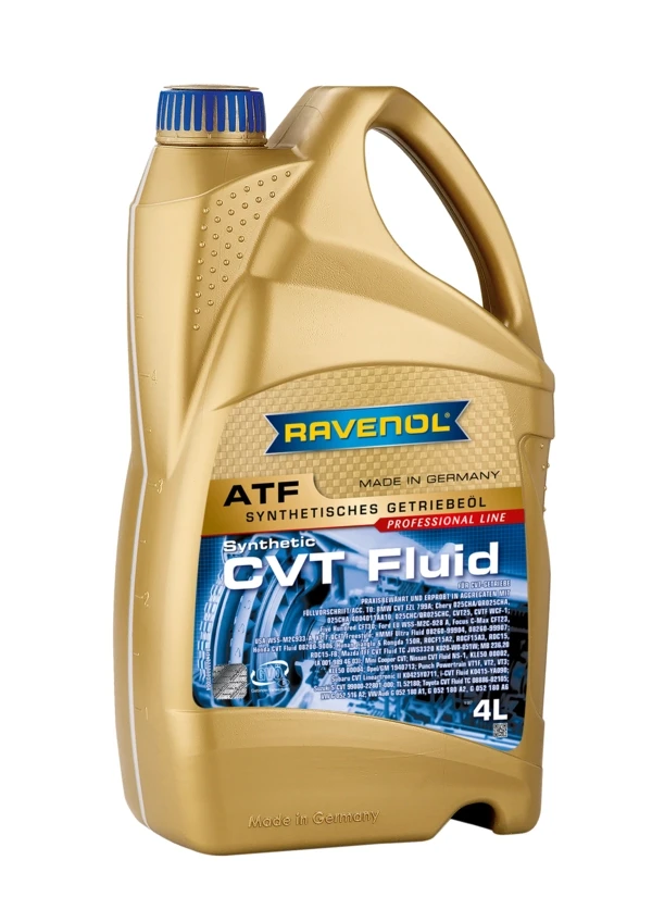 Масло для вариатора RAVENOL CVT Fluid синтетика 4 л (1211110-004)
