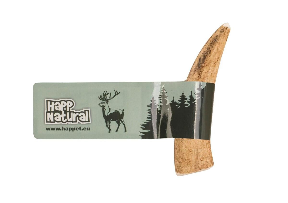 Рог оленя твердый Happet Natural лакомство для собак 150 г XS (HN02 5907708642523)