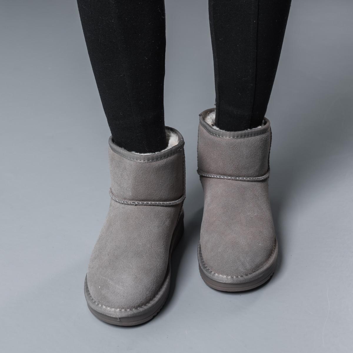 Угги женские Fashion р. 40 25,5 см Серый (3830)