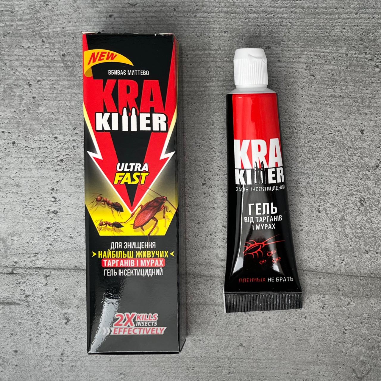 Гель-дезінсектор від тарганів і мурах KRA Killer 30 мл (2208)