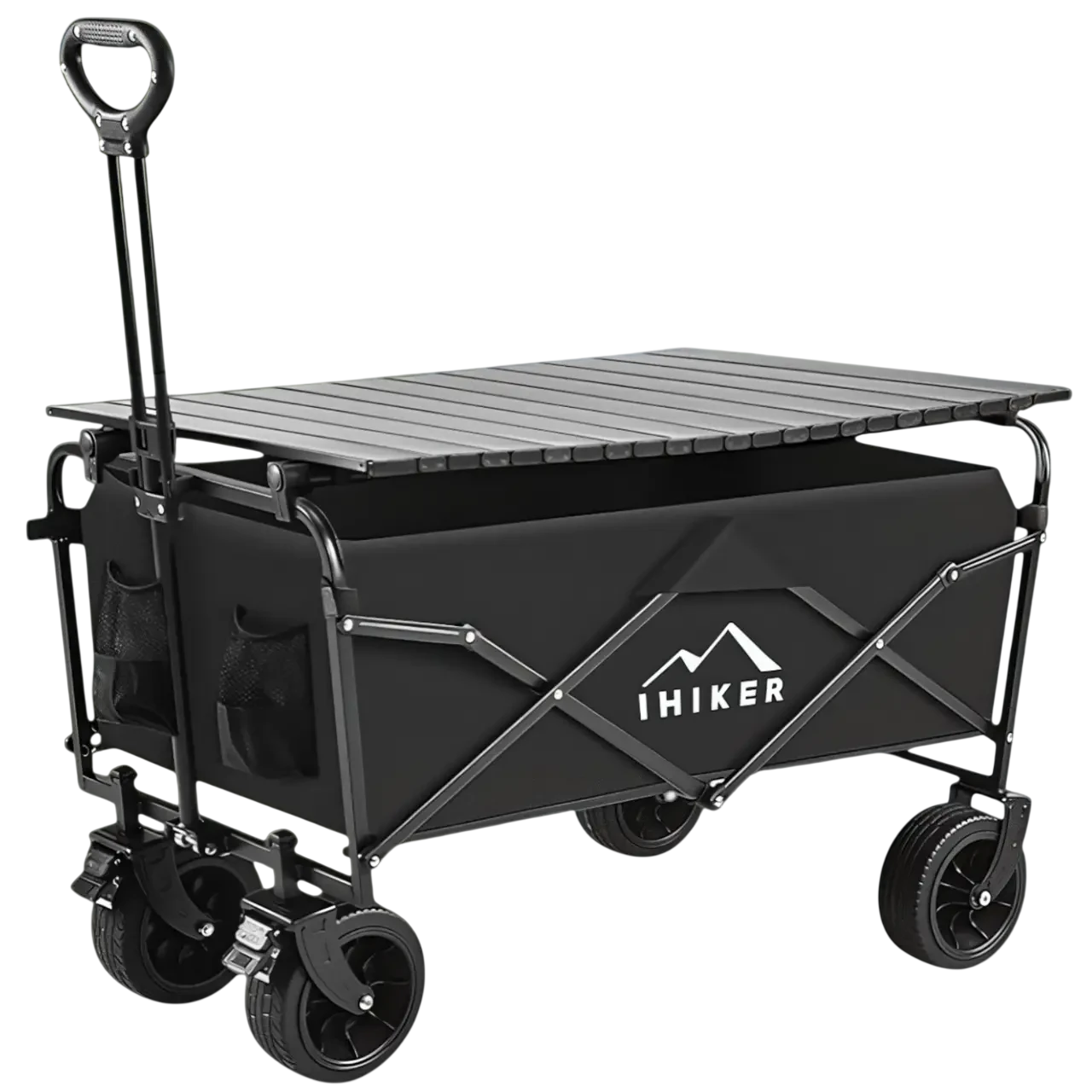Тележка-стол для кемпинга IHIKER TKMP-03 трансформер с колесами 92х50х55 см Черный (147-14-17643) Тележка-стол для кемпинга IHIKER TKMP-03 трансформер с колесами 92х50х55 см Черный (147-14-17643)