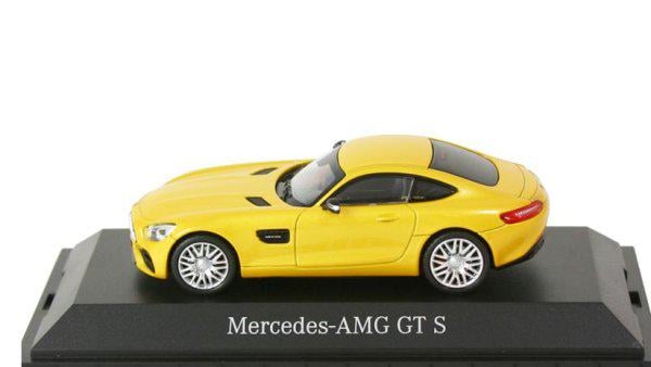 Модель автомобиля 1:43 Mercedes-Benz-AMG GT C190 Coupe Yellow (B66960434)