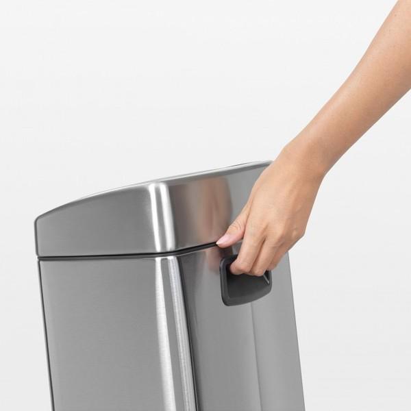 Бак для мусора Brabantia Touch Bin 10 л Темно-серый (477225) - фото 6