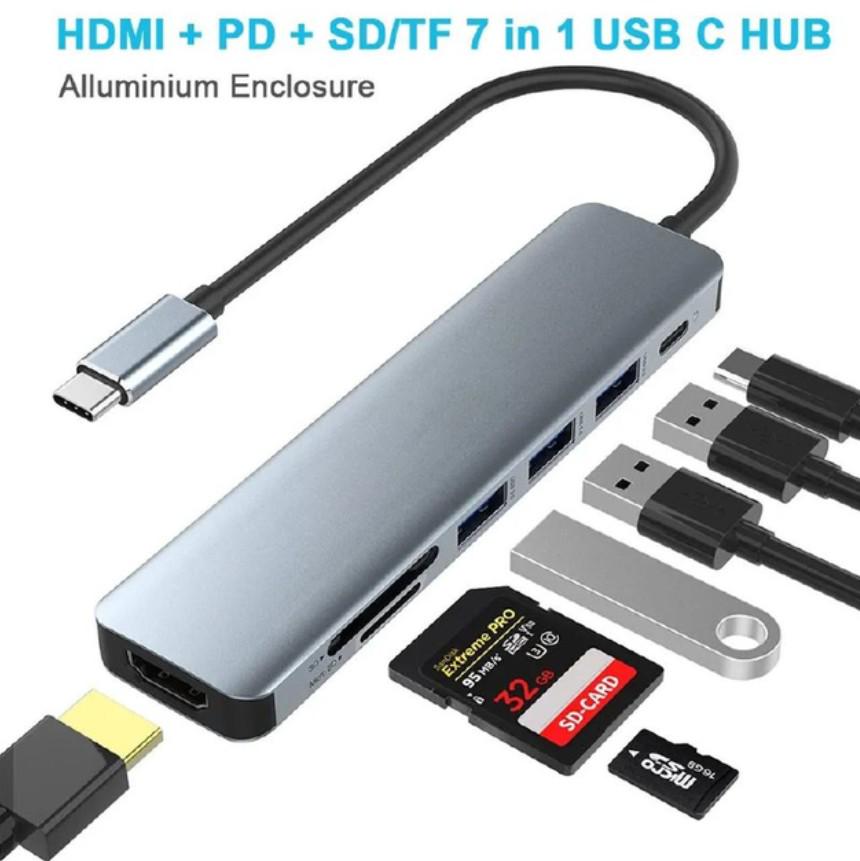 USB-хаб 7в1 расширитель портов с HDTV/USB 3.0 2хUSB 2.0 (731) - фото 2 USB-хаб 7в1 расширитель портов с HDTV/USB 3.0 2хUSB 2.0 (731) - фото 2