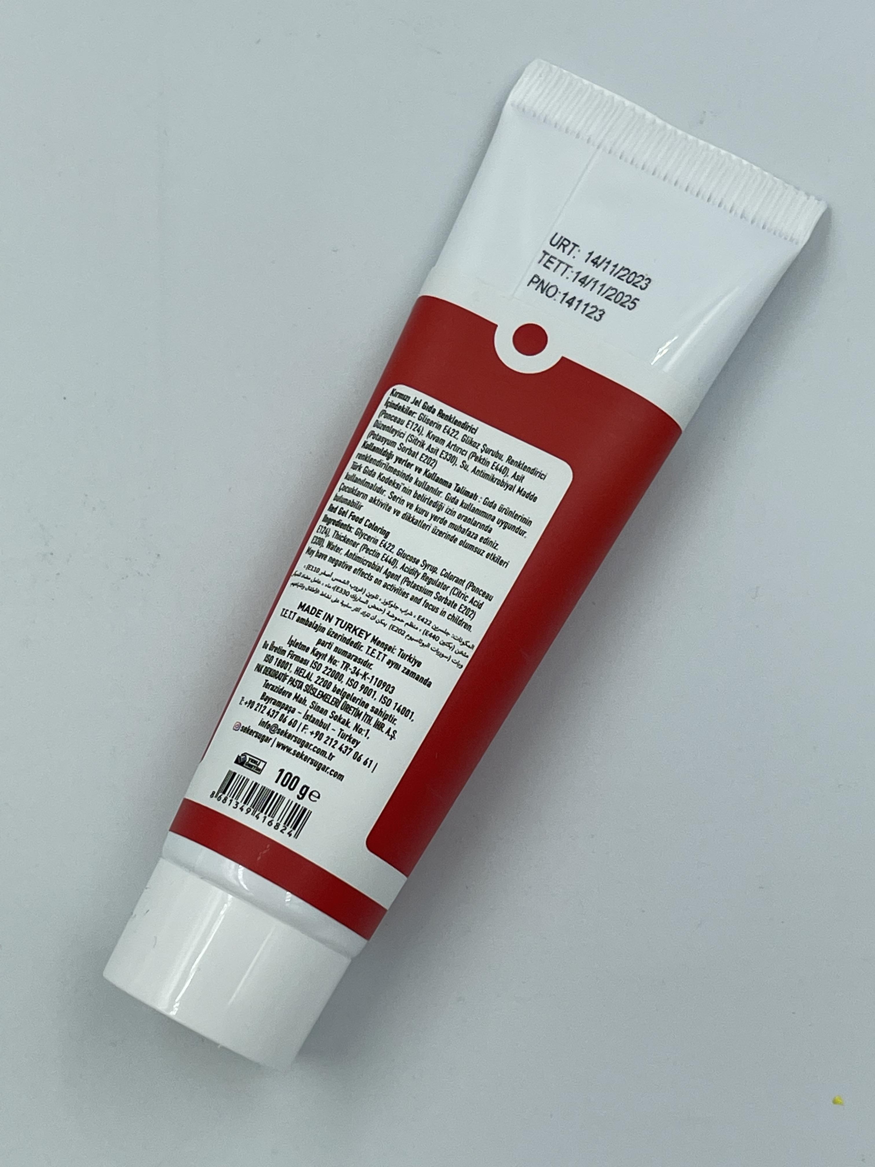 Краситель гелевой SekerSugar 100 г Красный (1000004246)