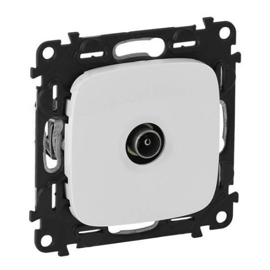 Розетка концевая TV Legrand Valena ALLURE скрытый монтаж IP20 Белый (753760)