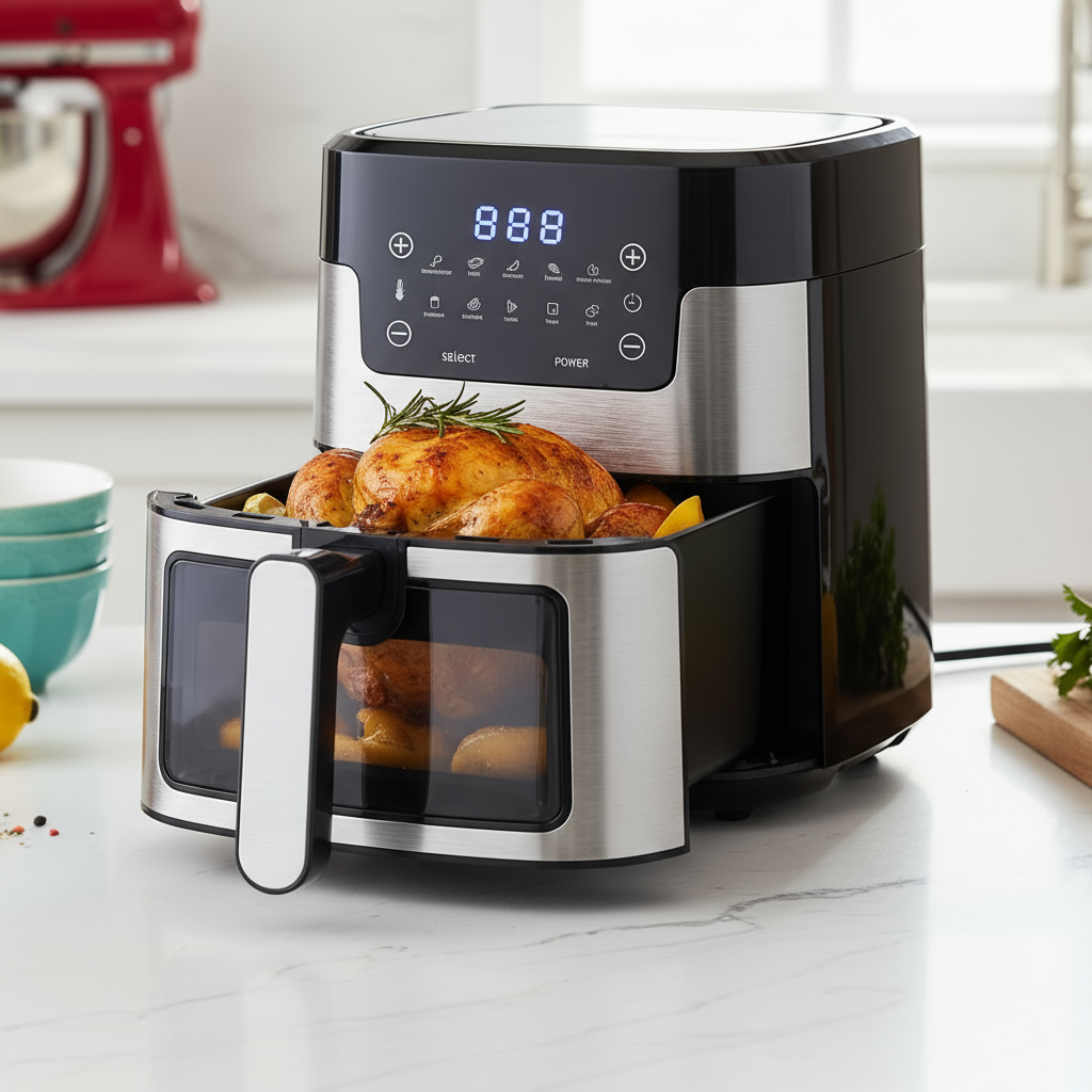 Аерогриль сенсорний Zepline з таймером 8 л 3500 Вт