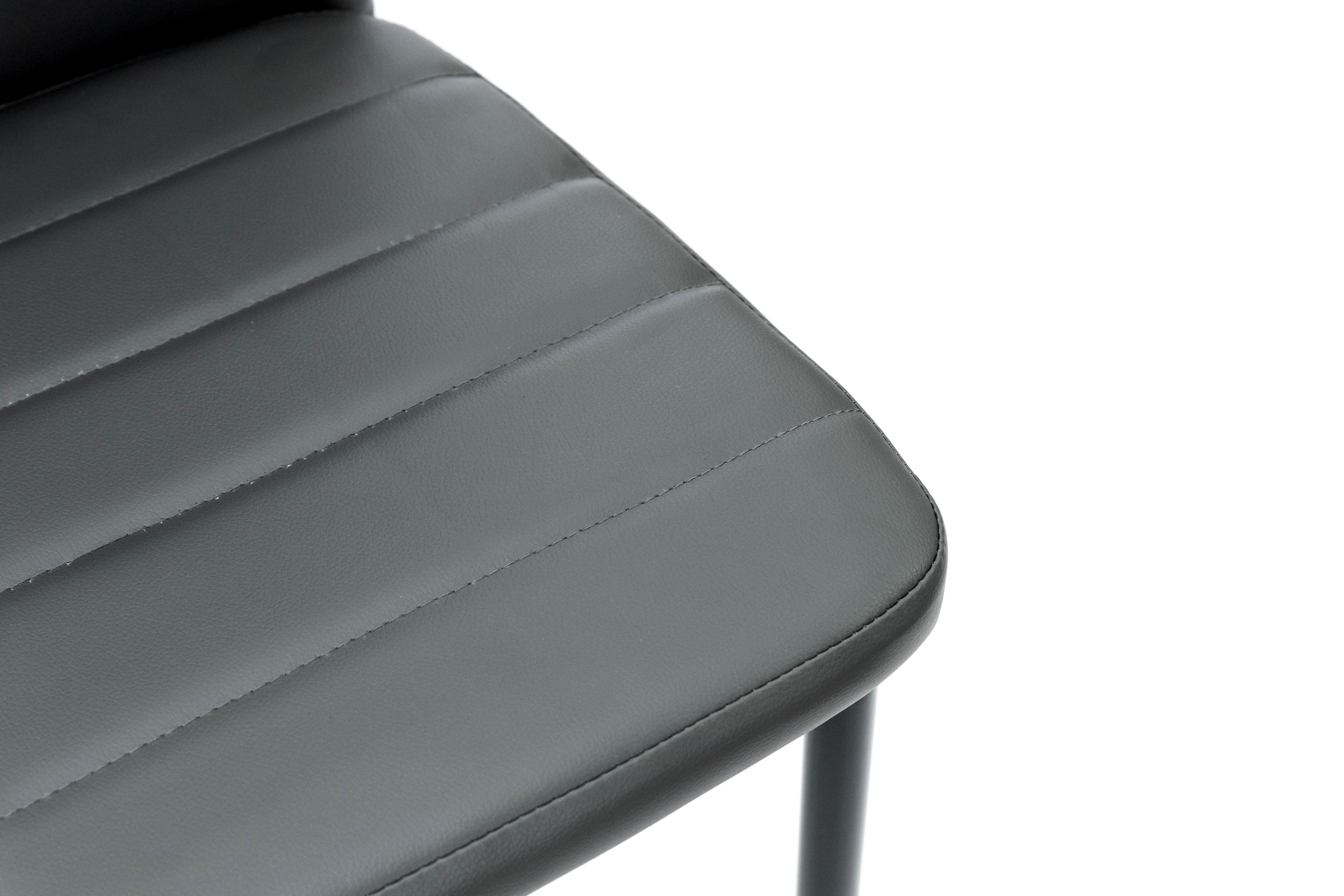 Стілець для кухні та вітальні ГРЕЙС Ріо 390х960х530 мм Чорний/Сірий (GAА0055297) - фото 9 Стілець для кухні та вітальні ГРЕЙС Ріо 390х960х530 мм Чорний/Сірий (GAА0055297) - фото 9