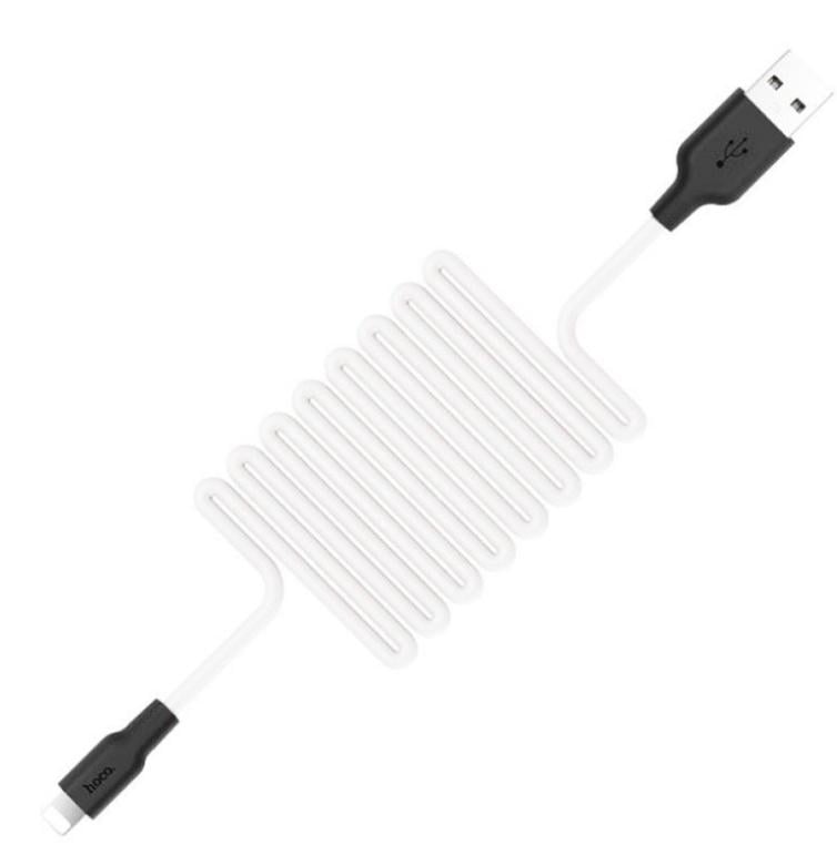 Кабель USB для Iphone 5G/Hoko X21 Plus 1 м White (000112626)