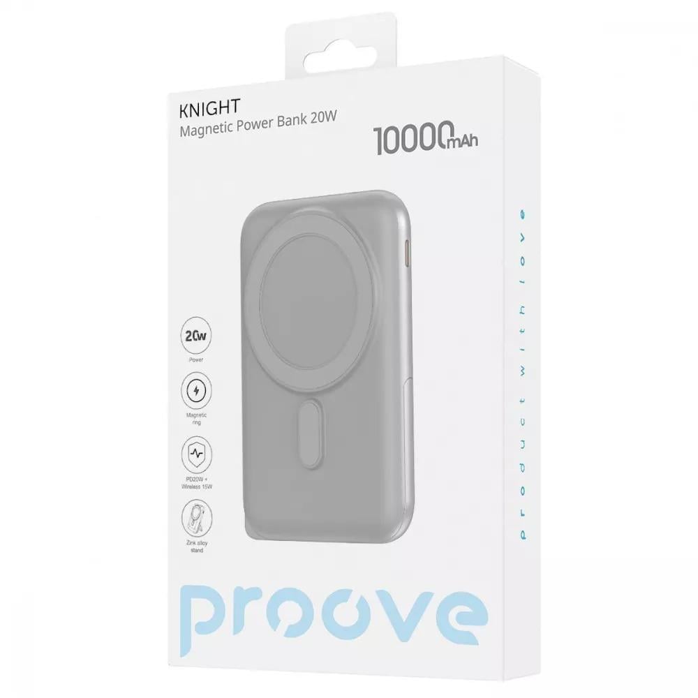 Портативна батарея Proove Knight 20W 10000mAh Black - фото 5 Портативна батарея Proove Knight 20W 10000mAh Black - фото 5