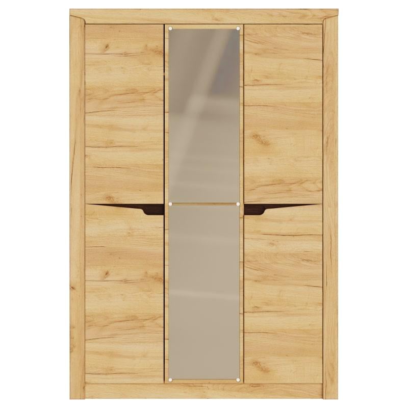 Шкаф для квартиры Эверест Либерти 1420 207х50х142 см Дуб крафт золотой/Венге темный (2370683)