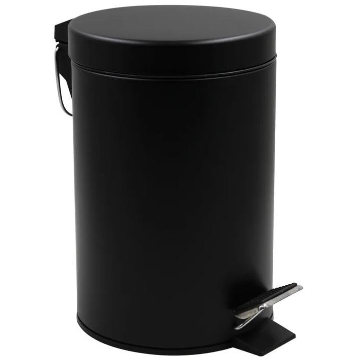 Відро для сміття Zerix Solo-TC0107 ZX5900 з кришкою та педаллю 7л Чорний (270589) Відро для сміття Zerix Solo-TC0107 ZX5900 з кришкою та педаллю 7л Чорний (270589)